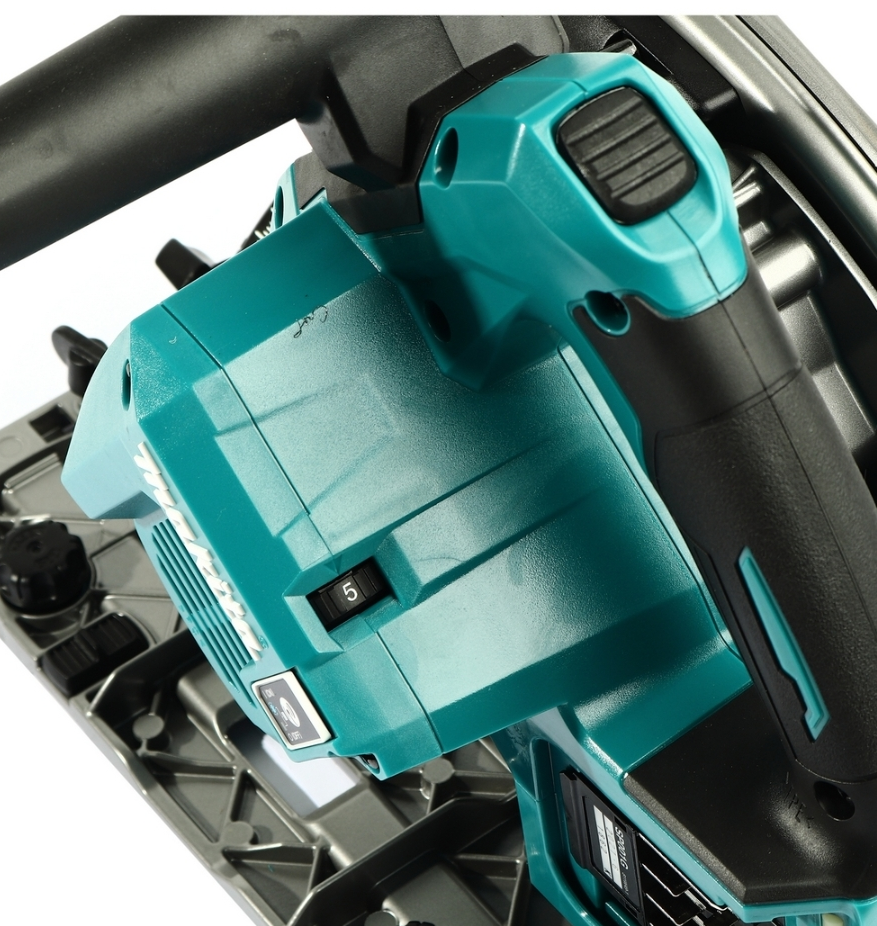 MAKITA XGT SP001G02 - 165mm. (6-inch) 40V Cordless Track Saw - เลื่อยรางไร้สายใช้แบตเตอรี่ Li-Ion 40v (ตัวเลื่อยเปล่าไม่มีแบตเตอรี่ ไม่มีแท่นชาร์ท ไม่มีราง) มากีต้ารุ่น SP001G02