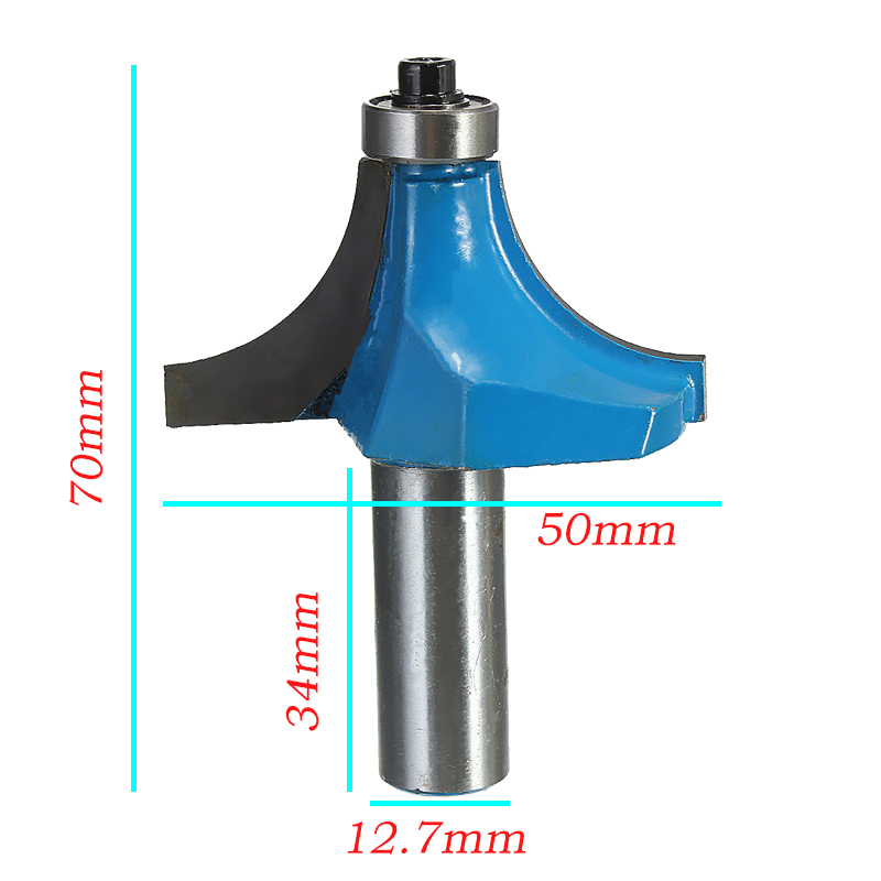 SIT Tool - 0600 Round Over Edging Router Bit -3/4" Radius, 1/2" Shank - ดอกเร้าเตอร์ตีโค้งลบมุมขนาดใหญ่ รัศมี 3/4 นิ้ว ปลายลูกปืน ก้านดอก 1/2 นิ้ว