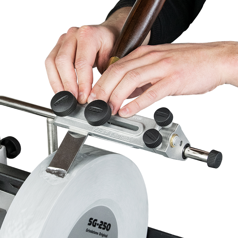 TORMEK SE-77 Square Edge Jig - ชุดจิ๊กลับเครื่องมือที่มีปลายคมตรง และฉาก เช่นสิ่ว และใบกบ Tormek รุ่น SE-77 (ผลิตในสวีเดน)