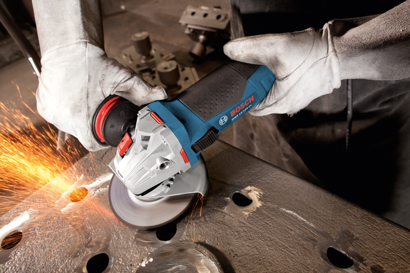 BOSCH GWS 15-125 CI Angle Grinder - ลูกหมูขนาด 5 นิ้วที่มีระบบป้องกันการดีดกลับ - 0601795003