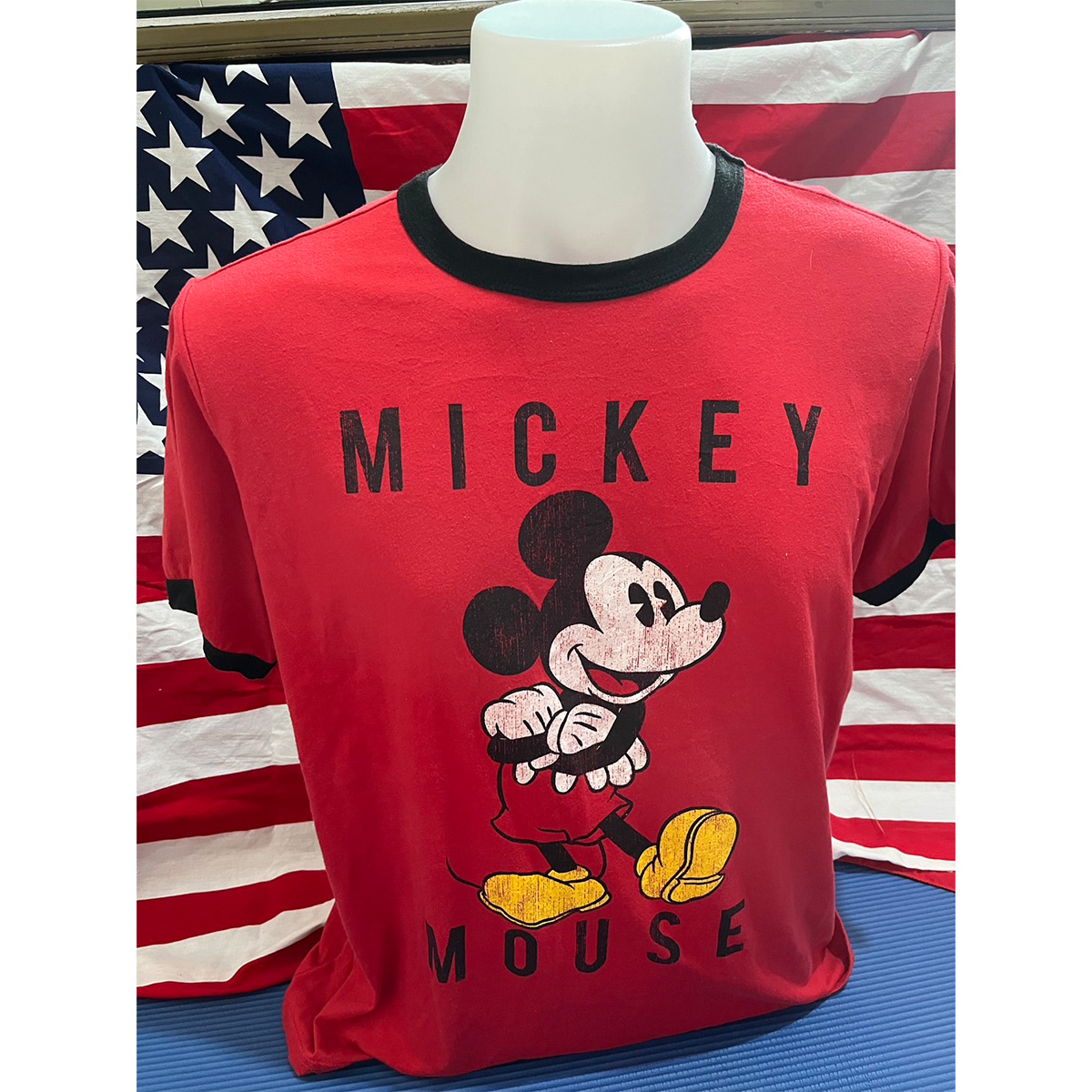 เสื้อยืดวินเทจมือสอง Vintage T-Shirt เสื้อยืดมิกกี้เมาส์ วินเทจ Mickey Mouse งานป้าย Disney
