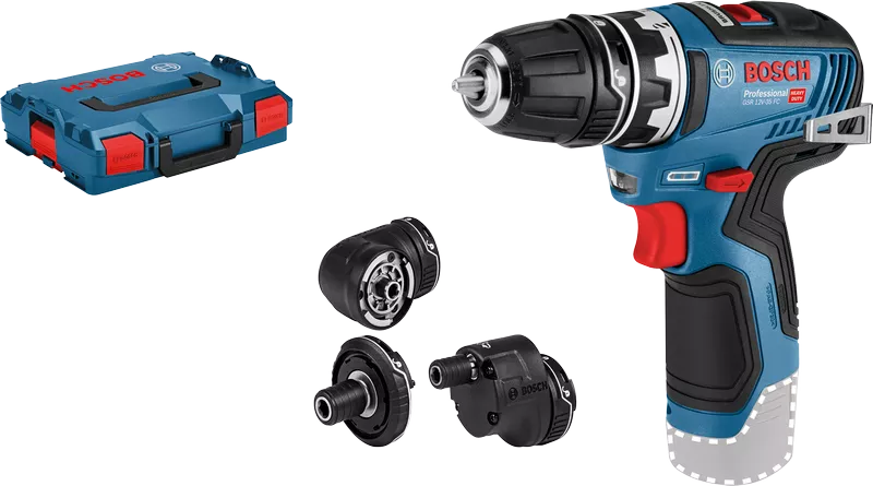 BOSCH GSR 12V-35 FC Cordless Drill/ Driver (Tool only without Battery and Charger) - สว่านไขควงไร้สาย พร้อม ชุดหัวเปลี่ยน (ตัวเปล่า ไม่มีแบตเตอรี่ ไม่มีแท่นชาร์จ) - 06019H3003