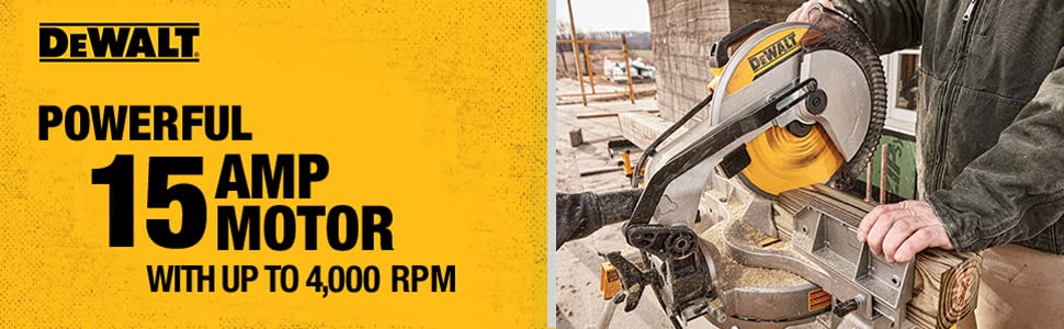 DEWALT DWS780 12-Inch Sliding Compound Miter Saw, Double Bevel - เลื่อยตัดองศาสไลด์ 12" เอียงตัดได้สองข้าง Dewalt รุ่น DWS780