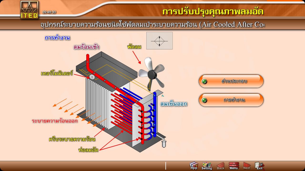 การปรับปรุงคุณภาพลมอัด ITED-MM 04003