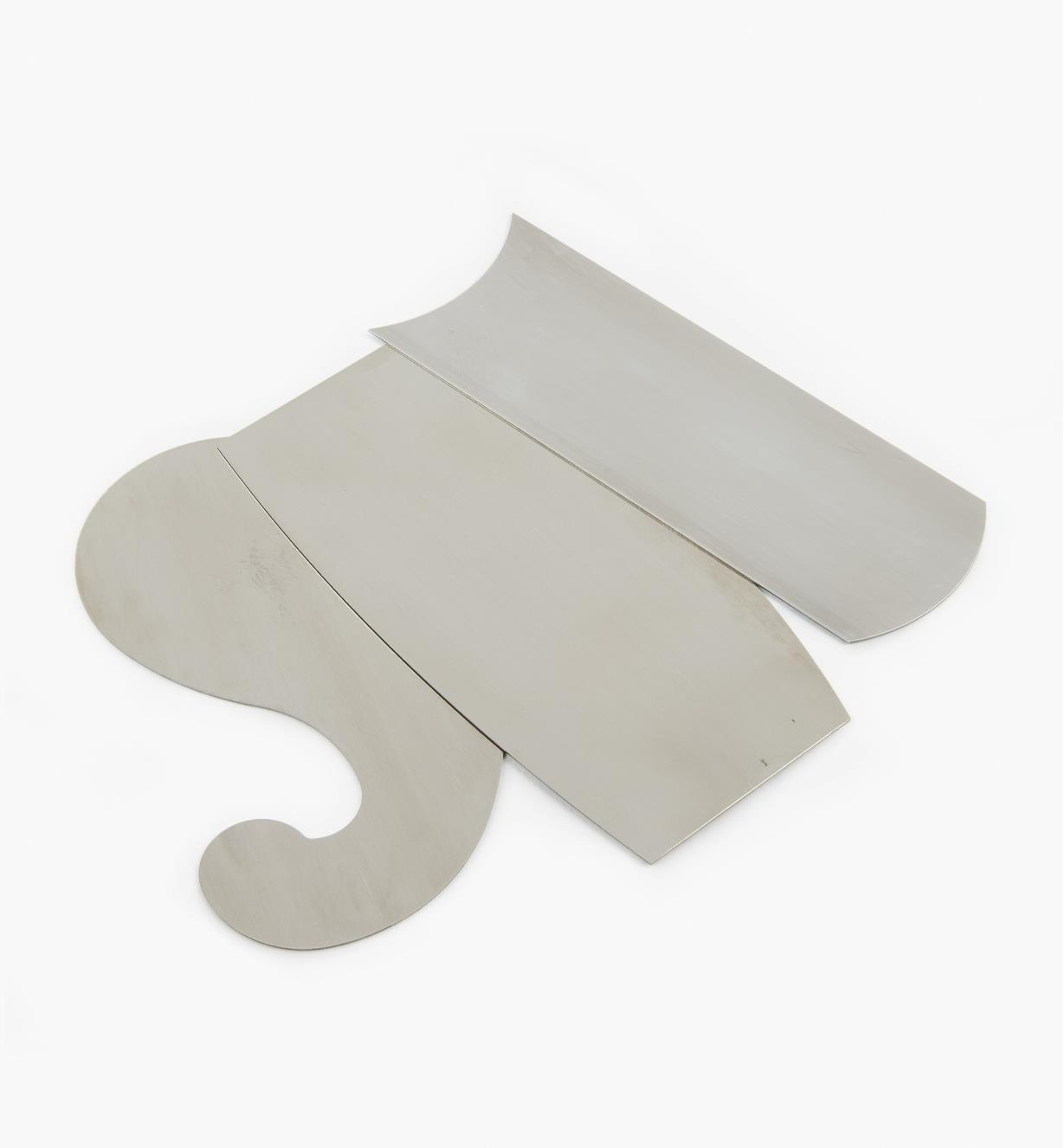 VERITAS 05K20xx Super-Hard Curved Scraper Sets - ชุดเหล็กขูดไม้ชนิดแข็งพิเศษแบบโค้ง - 05K20xx