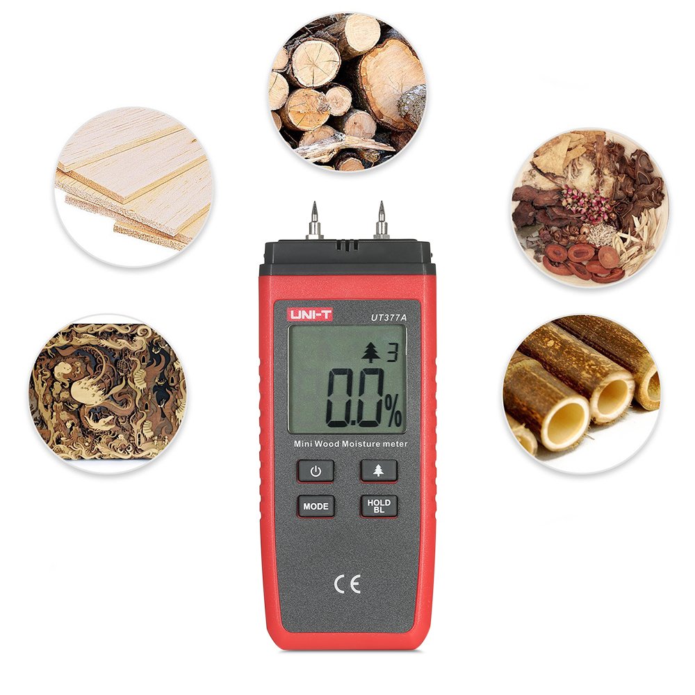 UNI-T Digital Wood Moisture Meter with LCD Backlight - เครื่องวัดความชื้นไม้แบบดิจิตอล