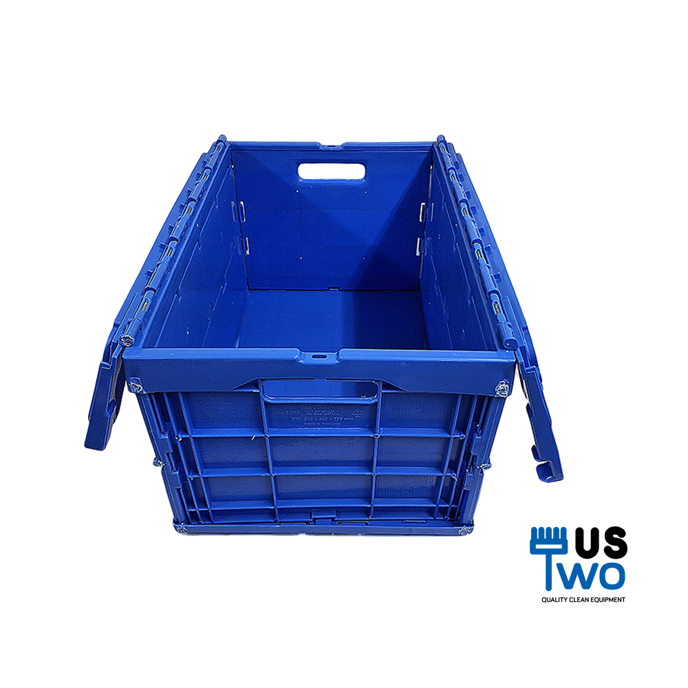 ลังพลาสติกพับฝาคู่แบบทึบ 40 ลิตร