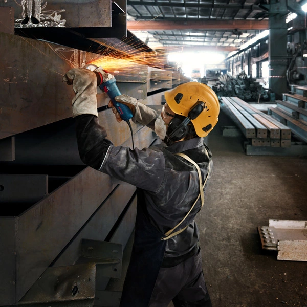 BOSCH GWS 12-125 S Angle Grinder - เครื่องเจียรไฟฟ้า หรือลูกหมูขนาด 5 นิ้ว ที่มีระบบป้องกันการดีดกลับ - 06013A60K0