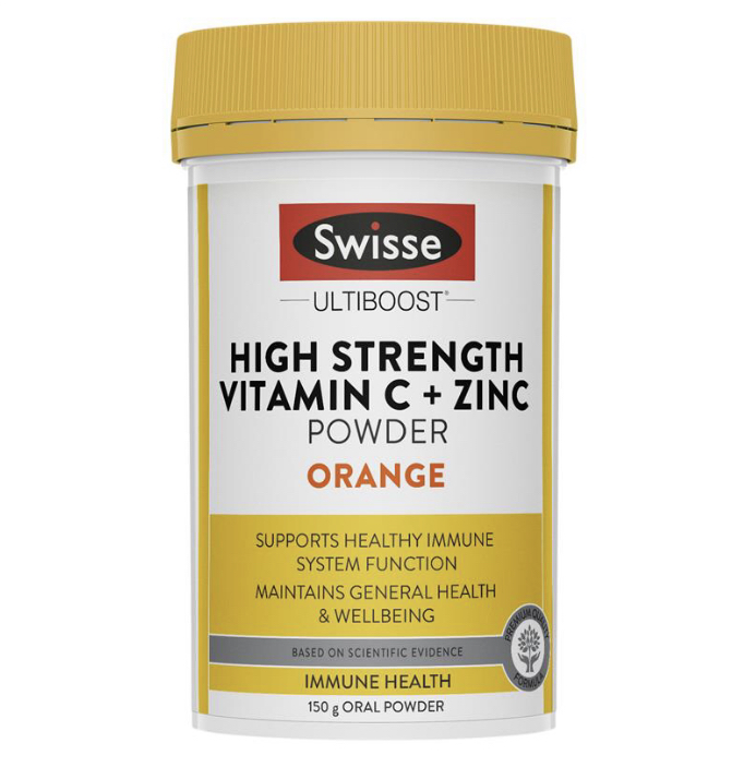 Swisse Vitamin C + Zinc Powder Orange 150g