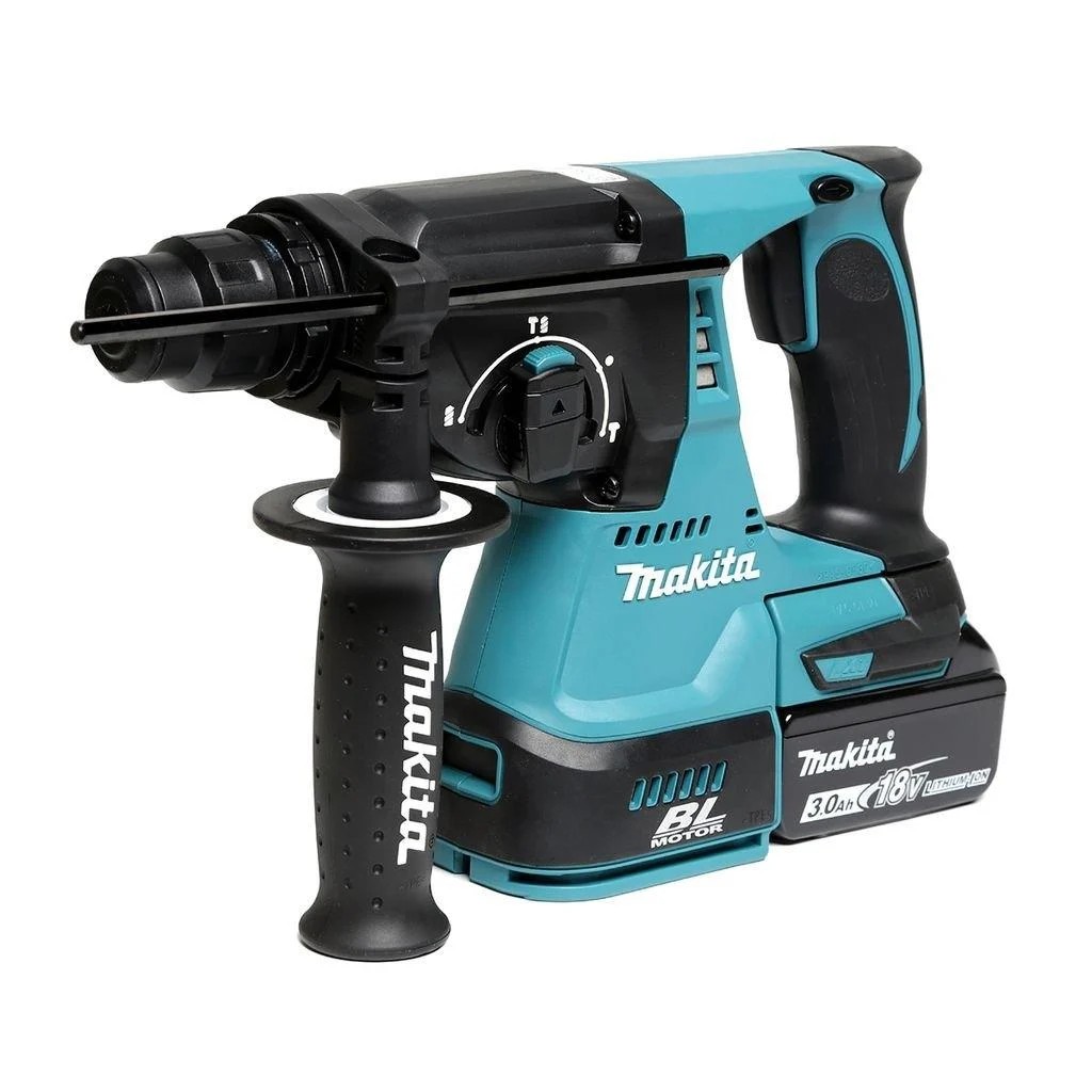 MAKITA DHR242RFE 18V 24 mm. Cordless SDS-PLUS Rotary Hammer Drill - สว่านโรตารี่ไร้สาย SDS-PLUS 24มม. MAKITA รุ่น DHR242RFE (18V 3.0.Ah)
