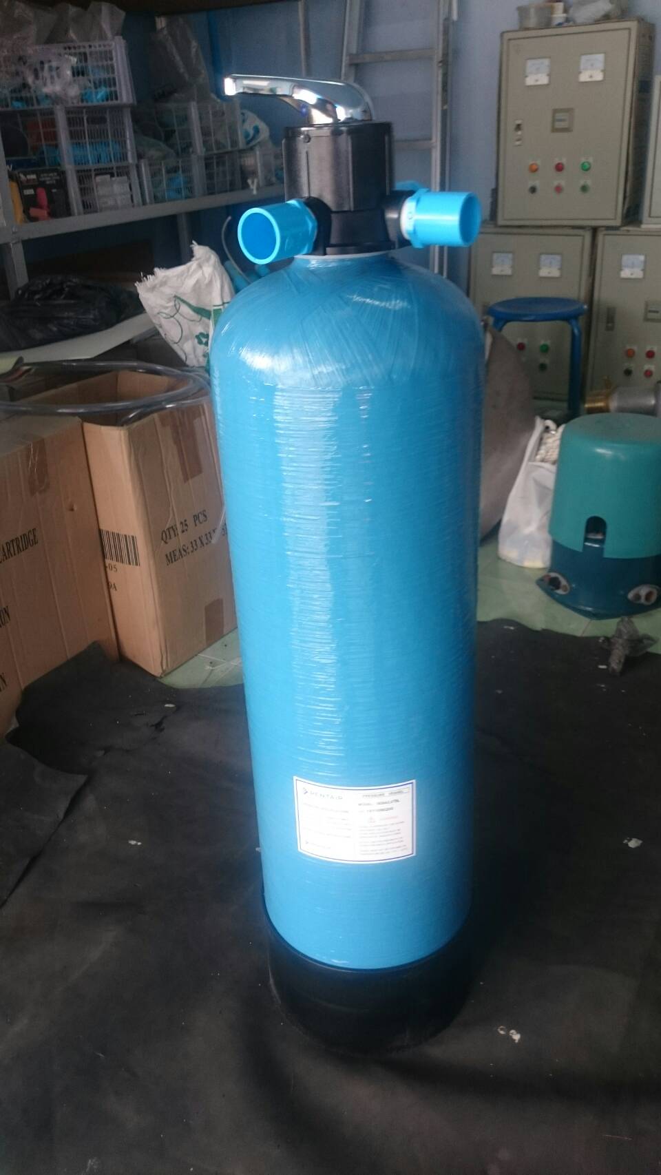 ถังกรองทรายหลายชั้น ( Multimedia Sand Filter ) ขนาด 10 x 35 นิ้ว