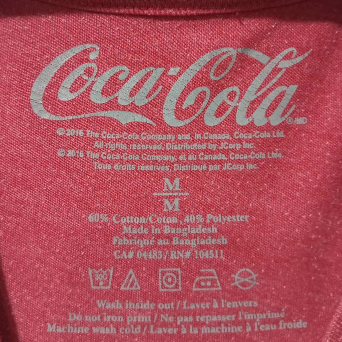เสื้อยืดวินเทจ มือสอง T-Shirt Vingtage ลายโค้ก Coca Cola มือสอง