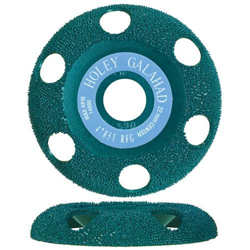 Holey Galahad See Through Disc Round Fine Tungsten Carbide Coating - จานขัดไม้คาร์ไบด์ชนิดละเอียด (Made in U.S.A