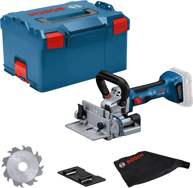 BOSCH GFF 18V-22 18v Cordless Biscuit Jointer - เครื่องเซาะร่องใส่แผ่นบิสกิตไร้สาย 18v Li-Ion บ๊อช รุ่น GFF 18V-22 (ตัวเปล่าไม่มีแบตเตอรี่ ไม่มีแท่นชาร์ท) - 0601620101 (Pre-Order)
