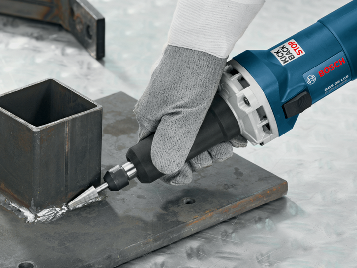 BOSCH GGS 28 LCE Professional Long Straight Grinder - เครื่องเจียร์คอตรง กันสะบัด (650 วัตต์) - 0601221100