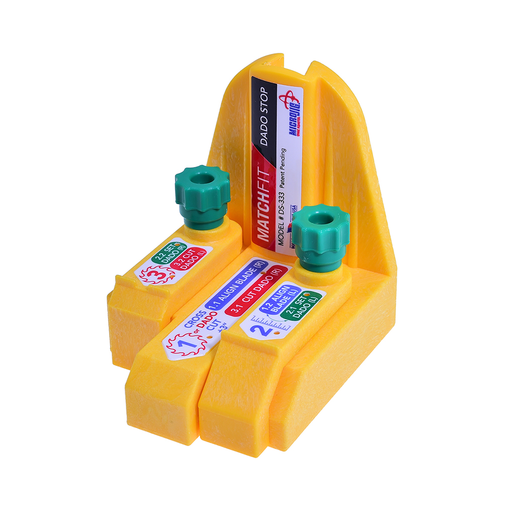 MICROJIG DS-333 MICROJIG: MATCHFIT Dado Stop รุ่น DS-333 - จิ๊กช่วยตัดร่องไม้ (Dado) Made in U.S.A.