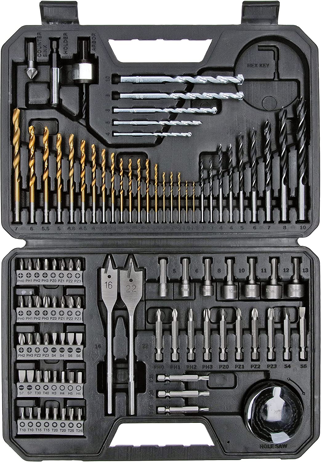 BOSCH 2608594070 Mixed Accessory Set (103 Piece) - ชุดดอกสว่าน และดอกไขควง X-Line ชุด 103 ชิ้น - 2608594070