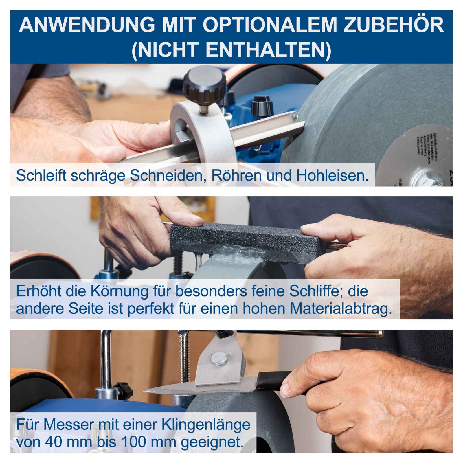 SCHEPPACH Tiger 5000S 200mm(8-inch) Water Cooled Sharpening System - เครื่องมือลับคมแบบหล่อเย็นด้วยน้ำขนาด 200มม (8 นิ้ว) Scheppach รุ่น Tiger 5000S