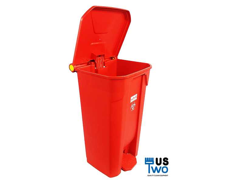 ถังขยะแบบเหยียบ ทรงเหลี่ยม 85 ลิตร