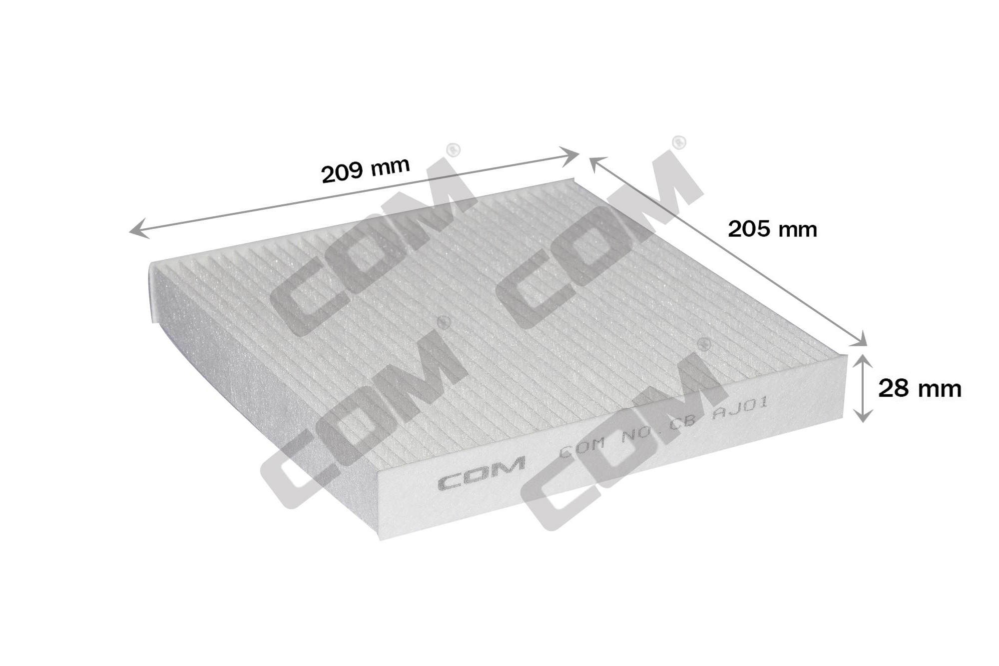 กรองอากาศ กรองแอร์ HONDA HRV ฮอนด้า เอชอาร์วี 1.8 (R18) ปี 2014-ON ,ไส้กรอง COM