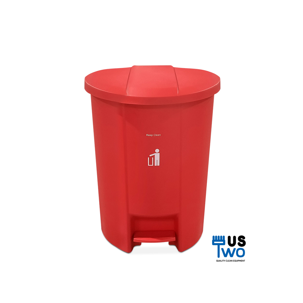 ถังขยะแบบเหยียบ ทรงเหลี่ยม 50 ลิตร