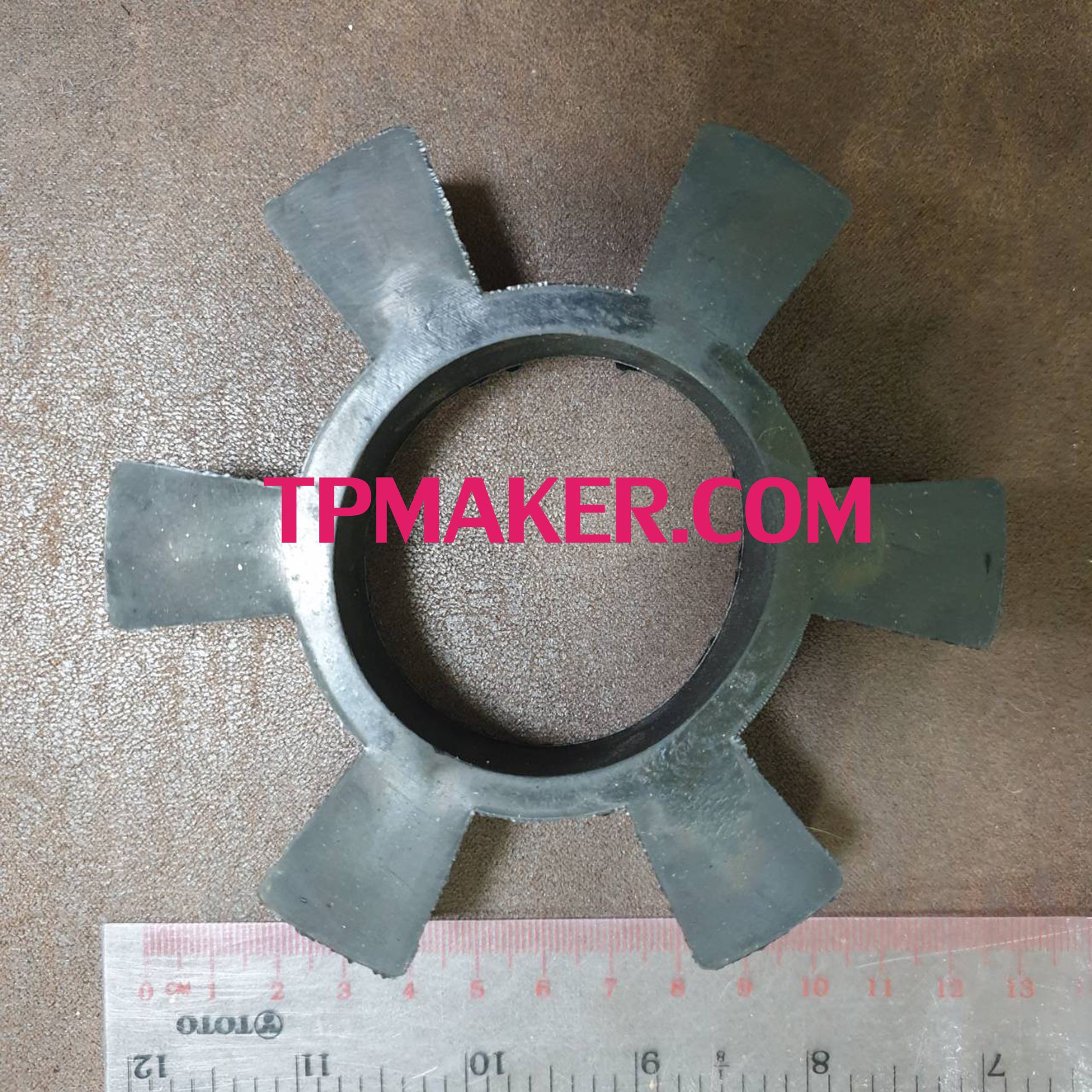 ยางยอย 6 แฉก #120 ขนาด OD 120 mm.