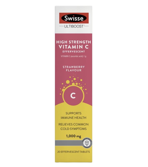 Swisse Ultiboost High Strength Vitamin C (20 เม็ดฟู่)