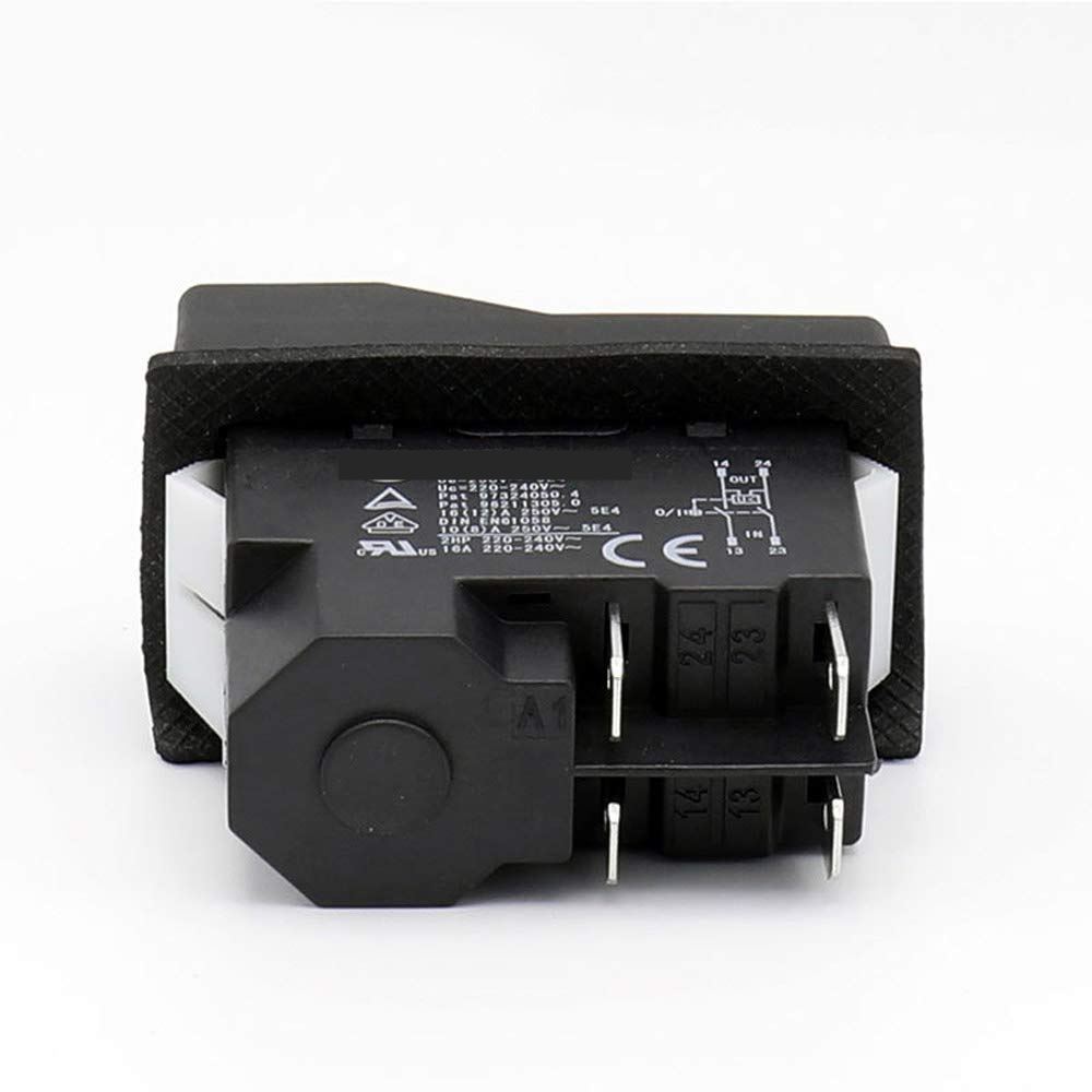 TORMEK 6320 Electromagnetic Power Button Switch for Tormek T-3, T-4, T-7 and T-8 - อะไหล่สวิทช์ปุ้มเปิดปิดเครื่อง สำหรับเครื่องลับ Tormek รุ่น T-3 T-4 T-7 และ T-8