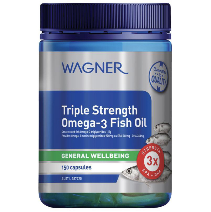 Wagner Triple Strength Omega-3 Fish Oil (150 แคปซูล)