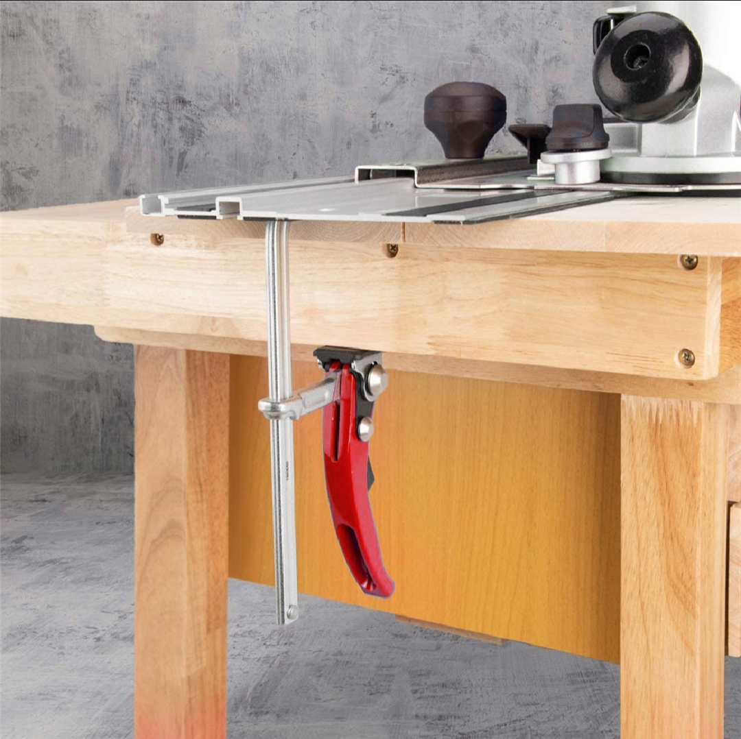 SIT TOOL SIT-199826 Ratchet Guide Rail System Fast Fix Clamps - แคล้มป์แบบล็อคและปลดเร็วสำหรับโต๊ะ Festool MFT ราง MAKITA หรือ Festool - SIT-199826