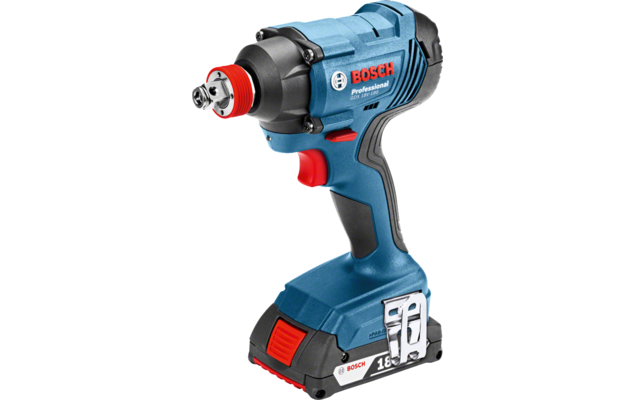 BOSCH GDX 18 V-180 Cordless Impact Driver (180Nm) with 2.0Ah Battery x2 and Charger- บล็อคไร้สาย 18V แบต 2.0Ah x 2 ก้อน แท่นชาร์ต x1 - 06019G5201