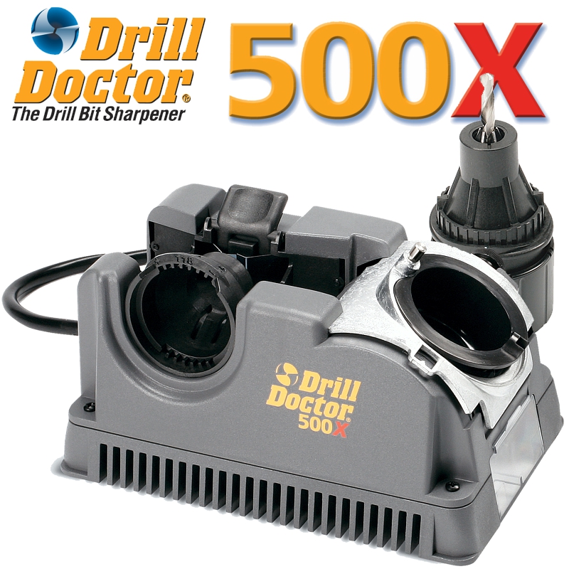Drill Doctor 500x Drill Bit Sharpener - เครื่องลับดอกสว่านด้วยเพชร รุ่น 500X สามารถลับดอกได้ตั้งแต่ขนาด 3/32 นิ้ว จนถึง 1/2 นิ้ว (ประมาณ 2.39 มม. ถึง 12.7 มม.) (สินค้าสั่งซื้อล่วงหน้า Pre-Order)