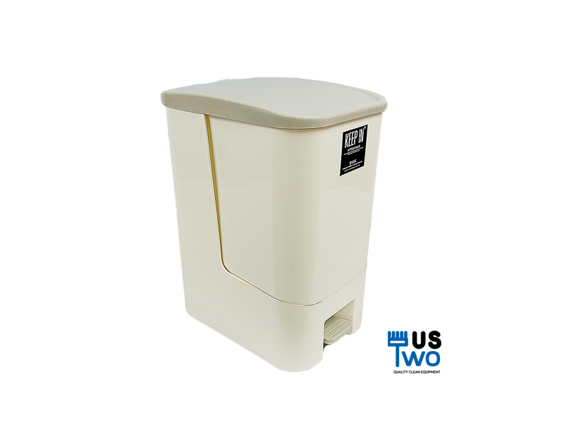 ถังขยะแบบเหยียบ ทรงเหลี่ยม ขนาด 28 ลิตร