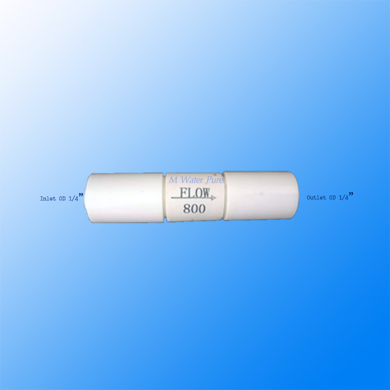 ท่อลดอัตราน้ำทิ้ง RO( Flow Restrictor ) ขนาด 800 ml/min