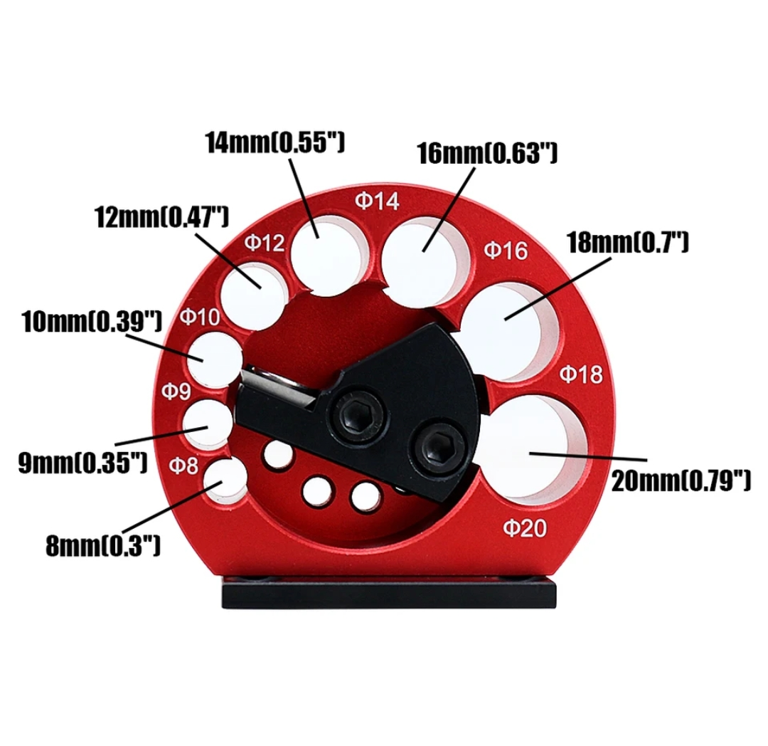 SIT TOOL 08562 - Adjustable Metric Wooden Dowel Maker with Carbide Blade for 8/9/10/12/14/16/18/20 mm. - เครื่องทำไม้กลม/ เดือยไม้ ปรับขนาดได้ ขนาด 8/9/10/12/14/16/18/20มม.. พร้อมใบมีดคาร์ไบด์