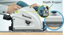 MAKITA SP6000 Track Saw without Rail - เลื่อยรางขนาด 160 มม. (ไม่มีราง)