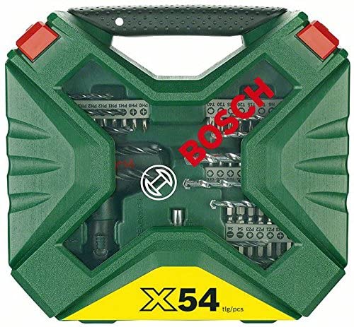 BOSCH 2607010610 54-Piece X-Line Classic Drill and Screwdriver Bit Set - ดอกสว่านและดอกไขควง 54 ชิ้น X-line - 2607010610