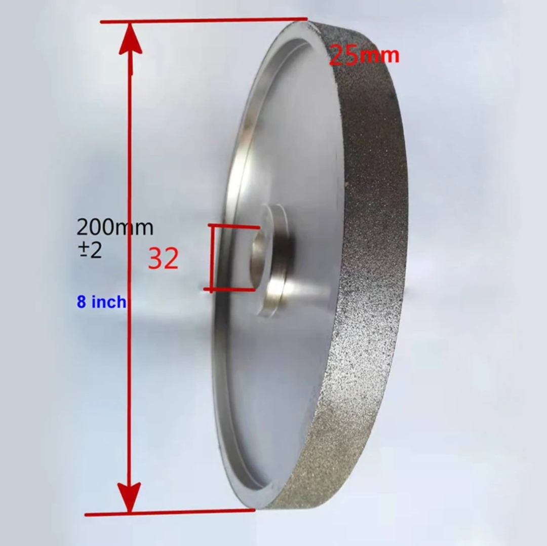 SIT TOOL DW200080 Diamond Grinding Wheel 200x 25x 32mm 80grit - ล้อหินลับเพชรขนาด 200มม 80กริต รูเพลา 32มม - DW200080 (สินค้าสั่งซื้อล่วงหน้า Pre-Order)