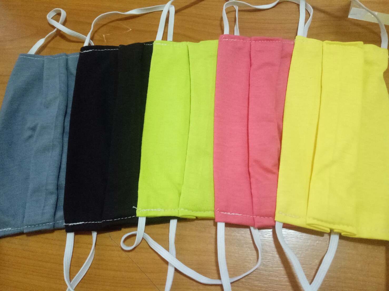 ผ้าปิดจมูก Cotton คละสี (2 ชั้น)