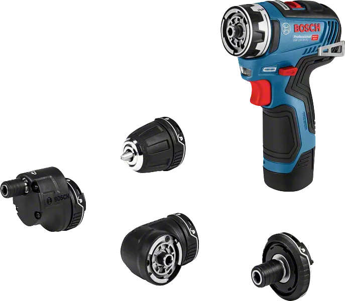 BOSCH GSR 12V-35 FC Cordless Drill/ Driver (Tool only without Battery and Charger) - สว่านไขควงไร้สาย พร้อม ชุดหัวเปลี่ยน (ตัวเปล่า ไม่มีแบตเตอรี่ ไม่มีแท่นชาร์จ) - 06019H3003