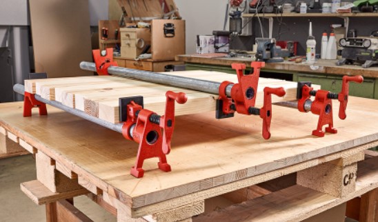 BESSEY BPC-H34 3/4-inch Pipe Clamp H Style - แคล้มป์ท่อ ใช้จับชิ้นงาน ใช้งานกับท่อเหล็กขนาด 3/4 นิ้ว BESSEY รุ่น BPC-H34