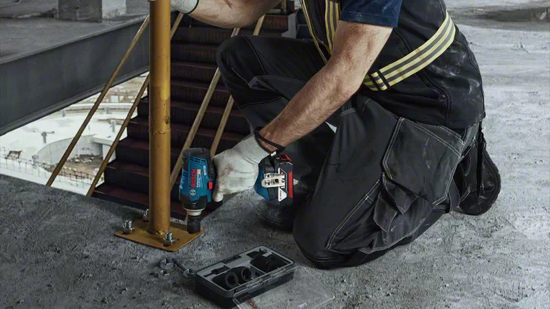 BOSCH GDS 18V-400 18v Impact Wrench (Tool Only- without batterry, without Charger) - บล็อคกระแทกไร้สาย Li-Ion 18V. BOSCH รุ่น GDS 18V-400 (เครื่องเปล่า ไม่มีแบตเตอรี่ ไม่มีแท่นชาร์จ- 06019K00K1