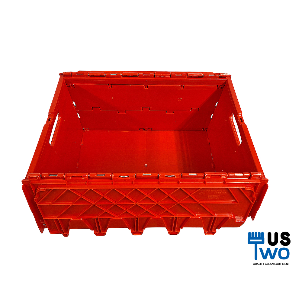 ลังพลาสติกพับฝาคู่แบบทึบ 40 ลิตร