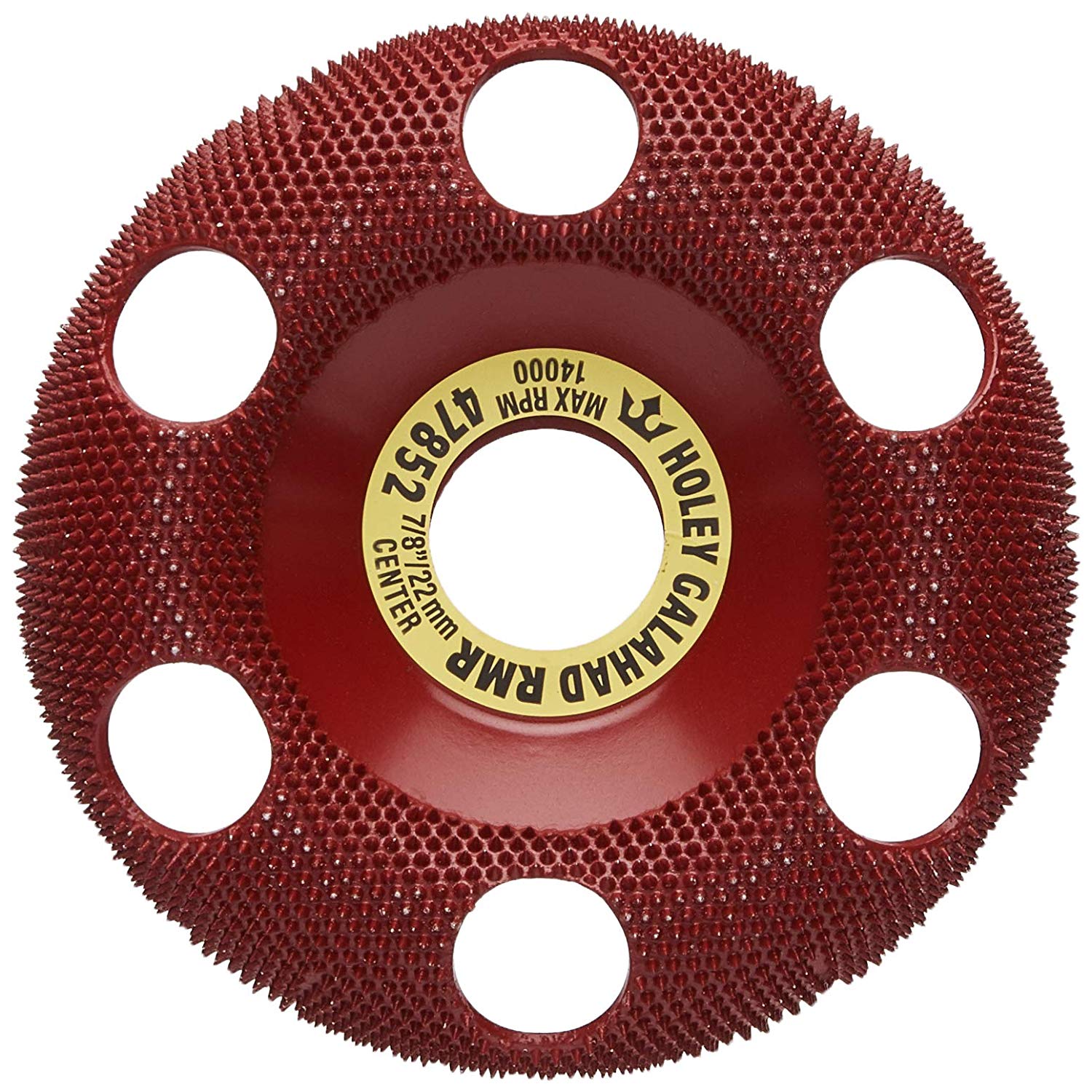 Holey Galahad See Through Disc Round Medium Tungsten Carbide Coating - จานขัดไม้คาร์ไบด์ชนิดหยาบปานกลาง (Made in U.S.A