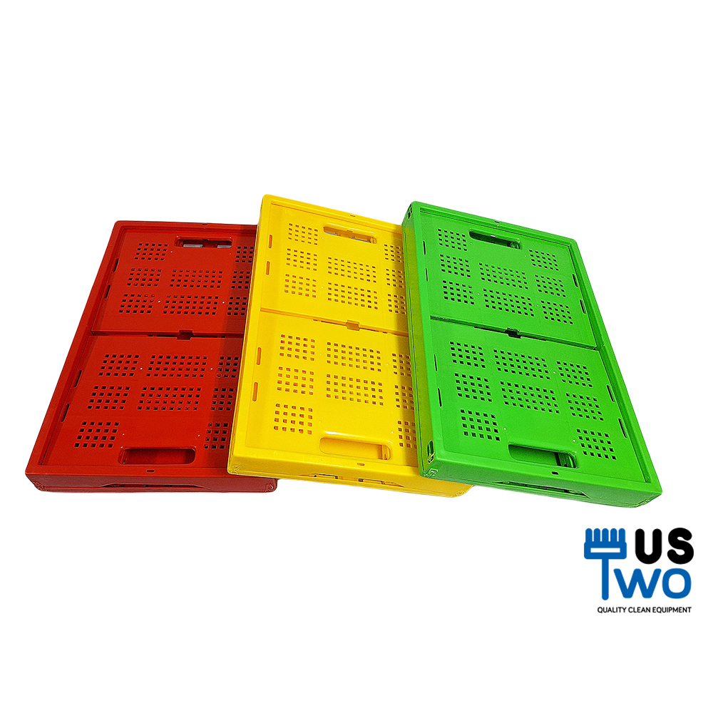 ลังพลาสติกโปร่งแบบพับได้ 41 ลิตร