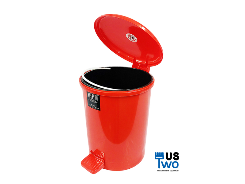 ถังขยะแบบเหยียบ ทรงกลมขนาด 35 ลิตร