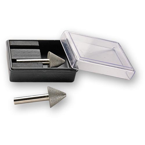 LEE VALLEY TOOLS - Diamond Hone Pair for Mortise Bit - ชุดหัวลับเพชรคู่ สำหรับลับดอกสว่านเจาะเดือยเหลี่ยม U.S.