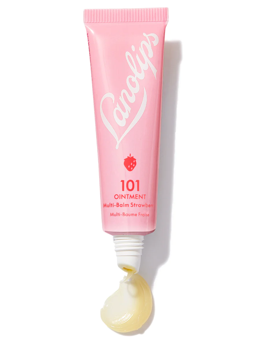 #พร้อมส่ง Lanolips 101 Ointment Multi-Balm Strawberry