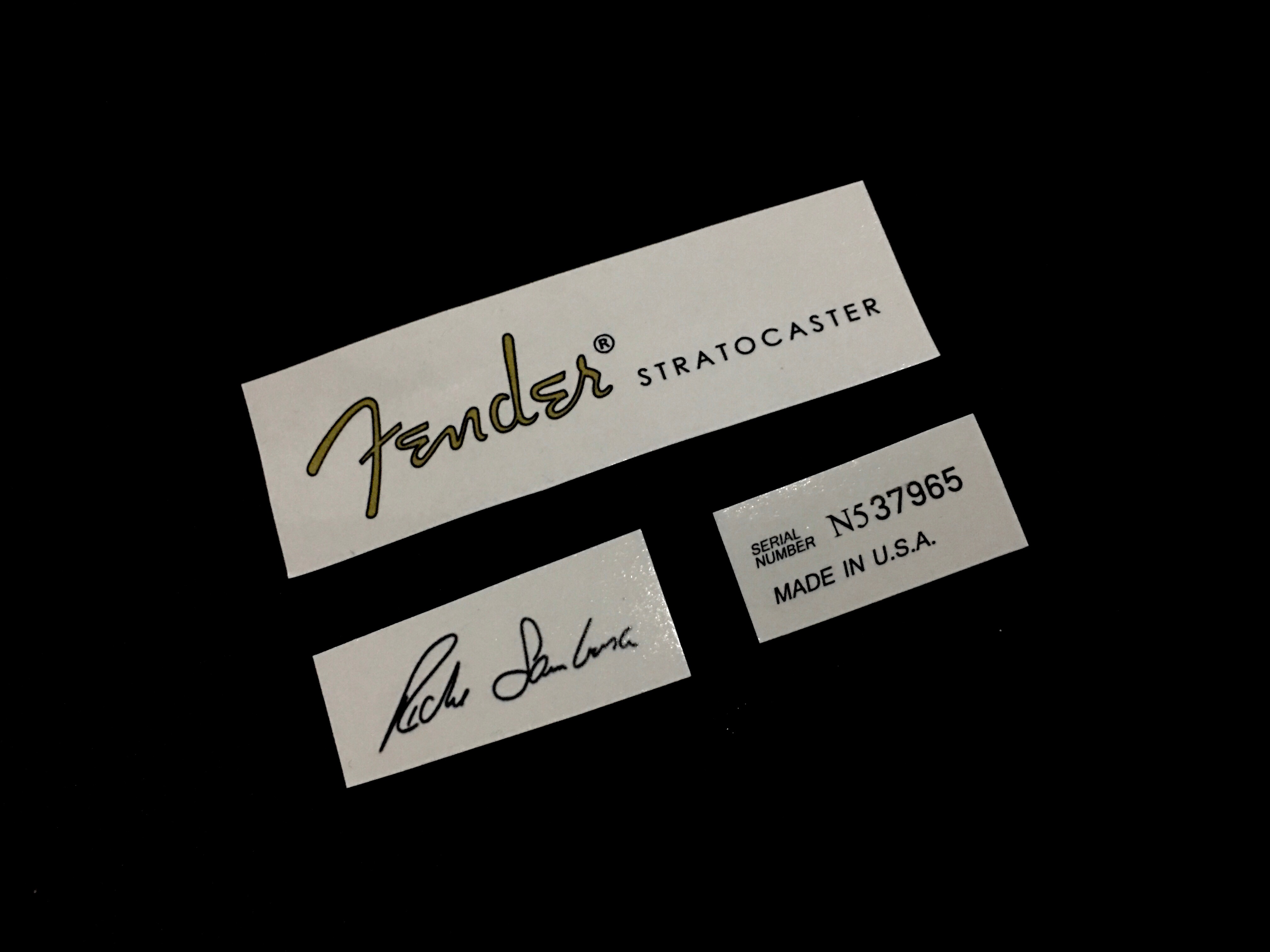 Fender Stratocaster Richie Sambora Signature