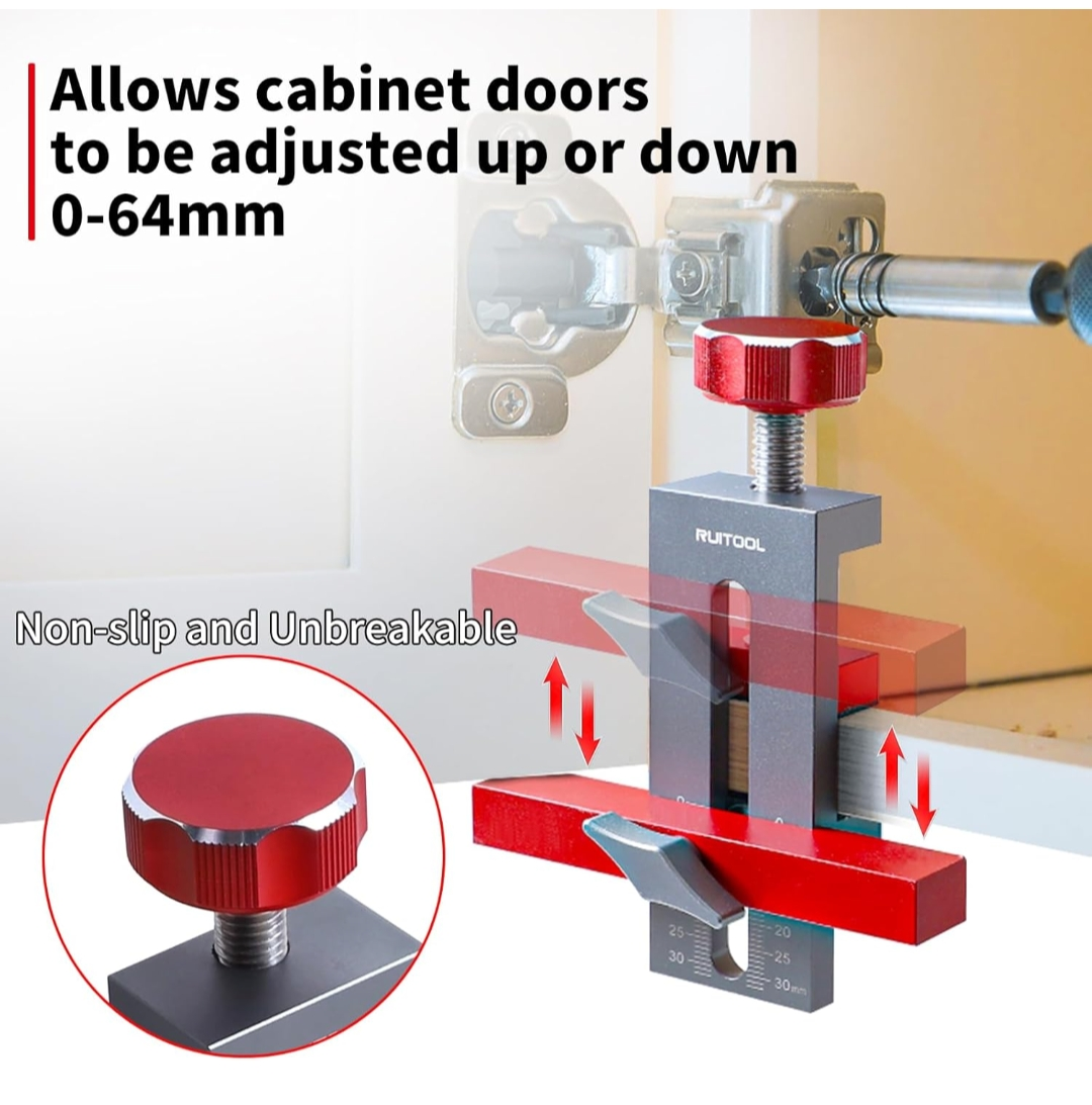 RUITOOL AM1-RL-254 Cabinet Door Installation Positioner - จิ๊กช่วยติดตั้งบานประตูตู้ RUITOOL รุ่น AM1-RL-254